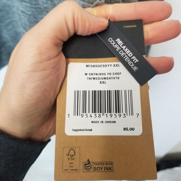 The North Face Womens XXL Heather Gray Canyonlands - Picture 8 of 13